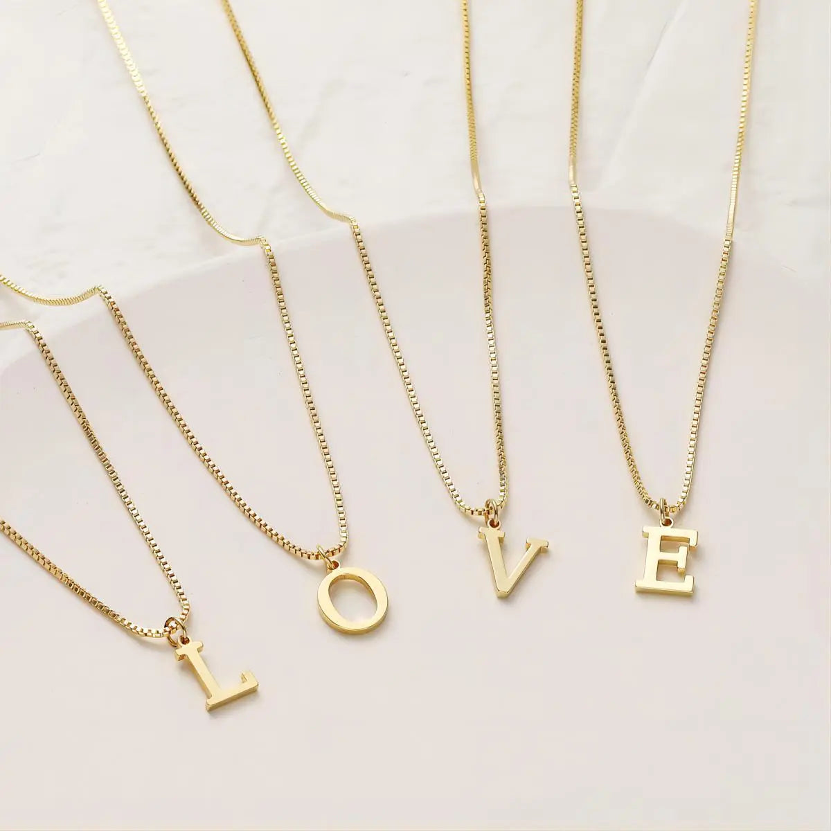 Windsor Script Initial Necklace