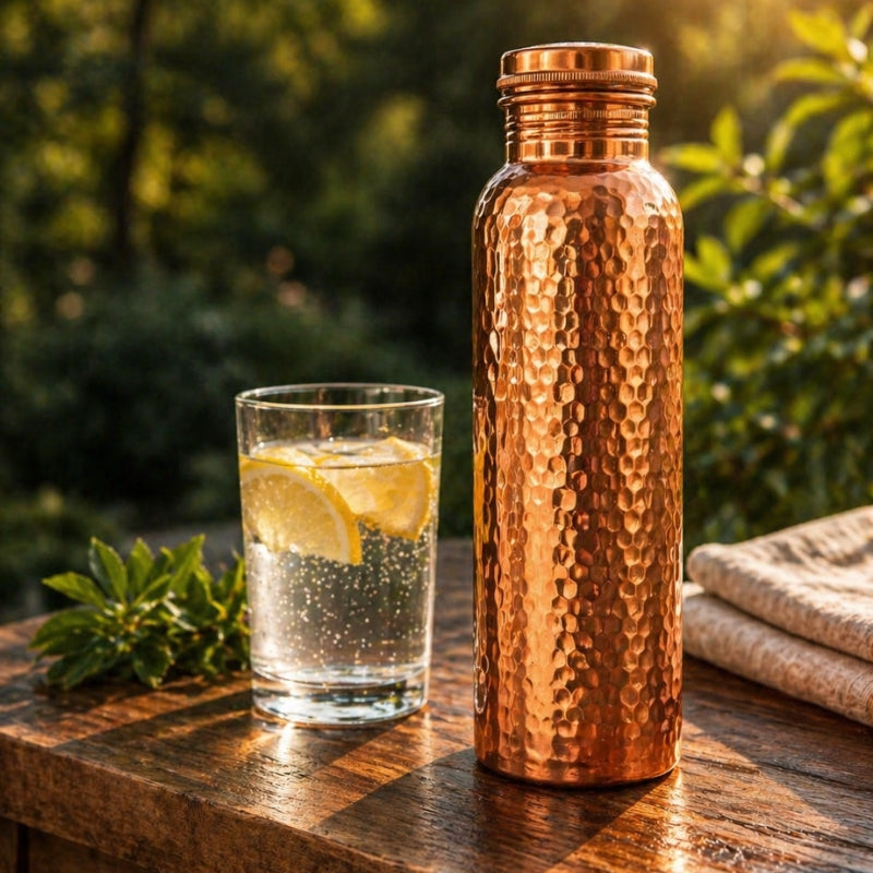 CopperSpring Bottle | Naturally Purified Water, Without Plastic