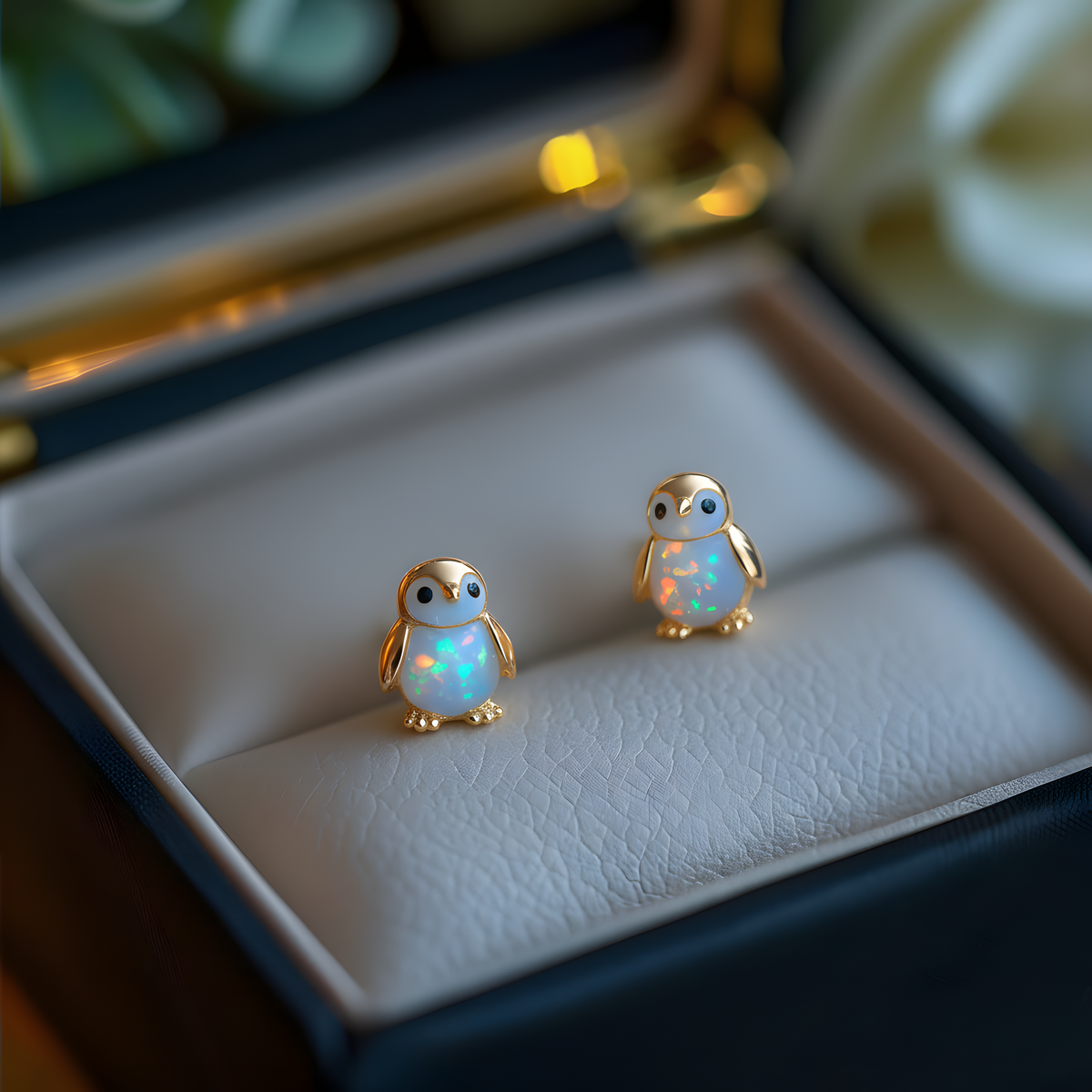 Elodie™ Opal Penguin Stud Earrings