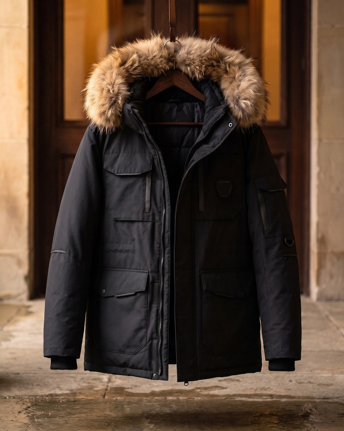 Frederick Fur-Trimmed Parka Jacket