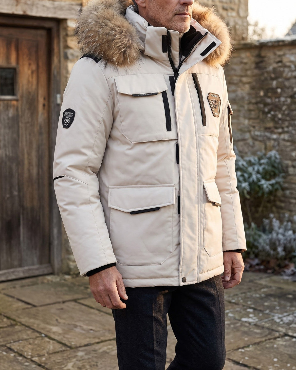 Frederick Fur-Trimmed Parka Jacket