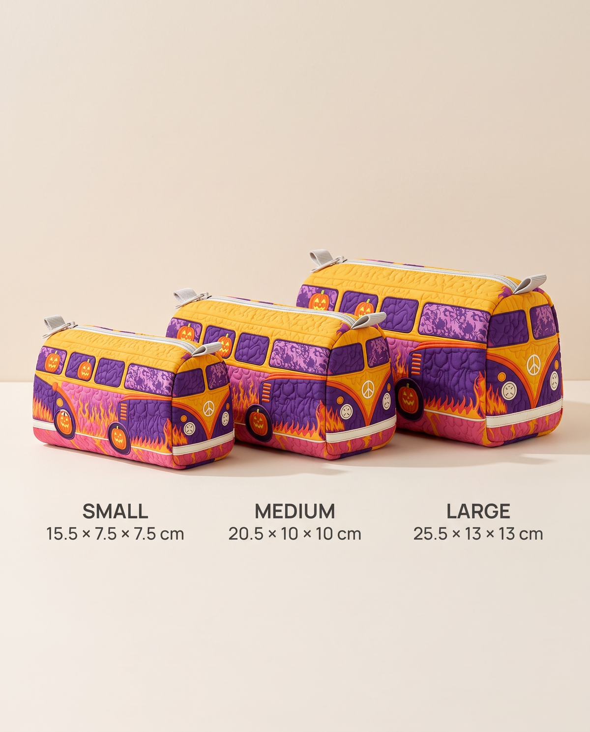 PUMPKIN | HALLOWEEN CAMPER COSMETIC BAG