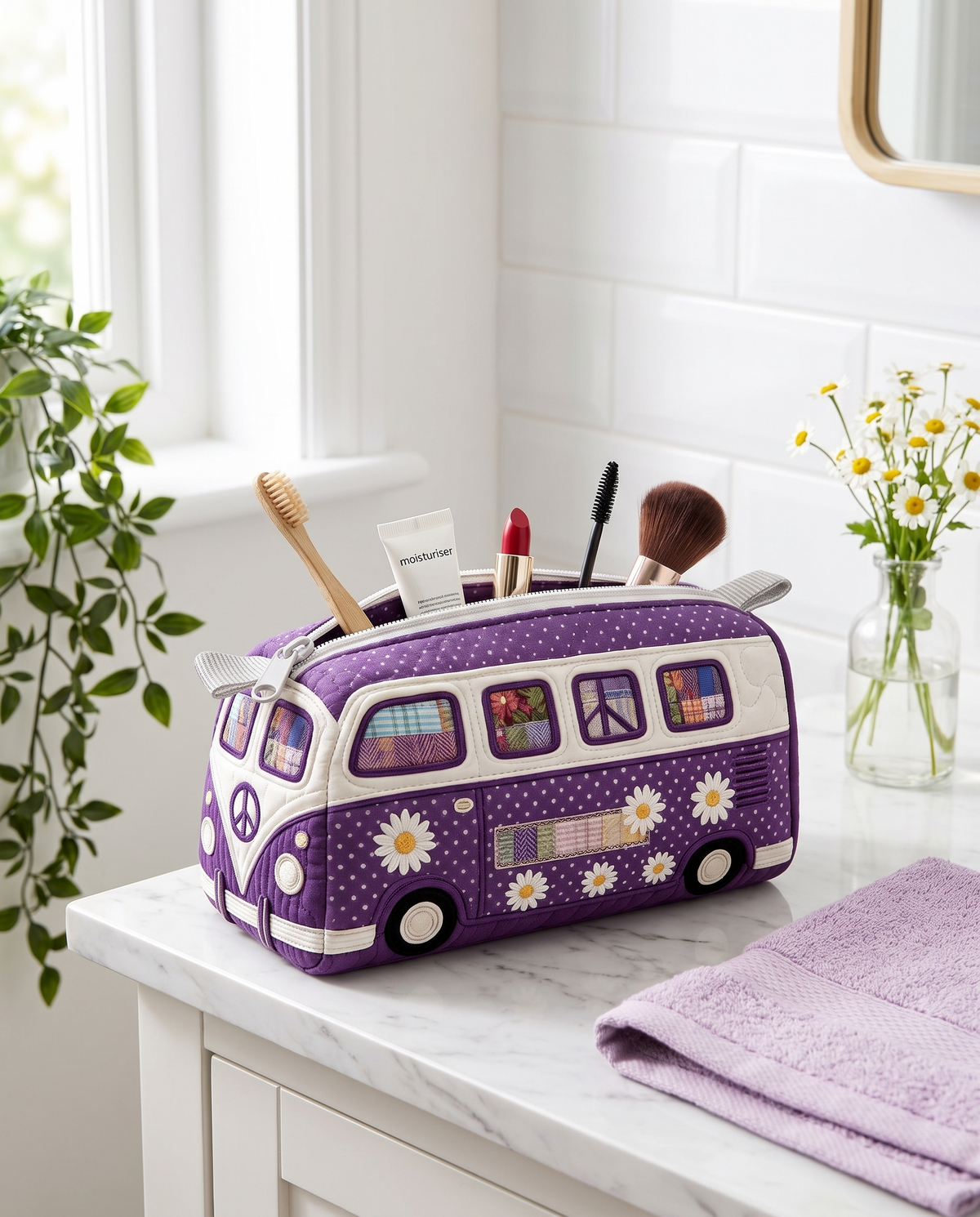 VANESSA | RETRO CAMPER VAN COSMETIC BAG