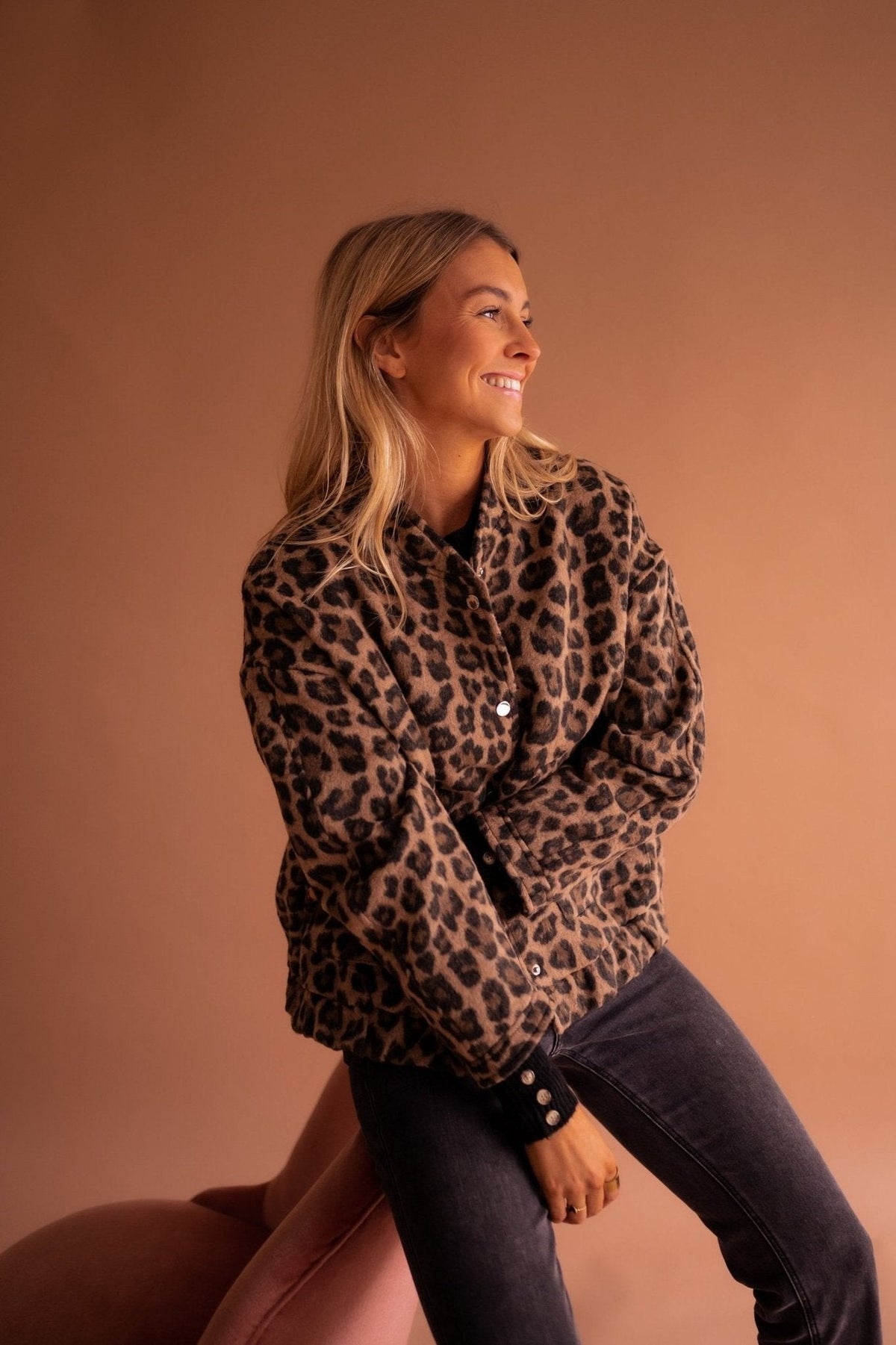 Elodie™ | Leopard Print Statement Jacket