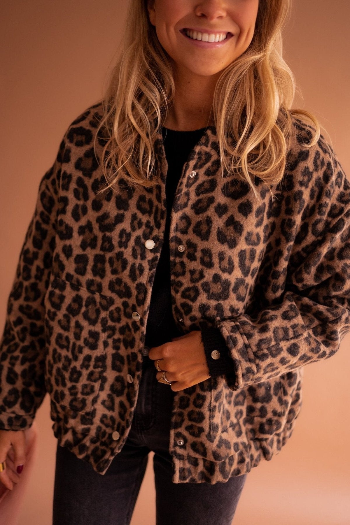 Elodie™ | Leopard Print Statement Jacket