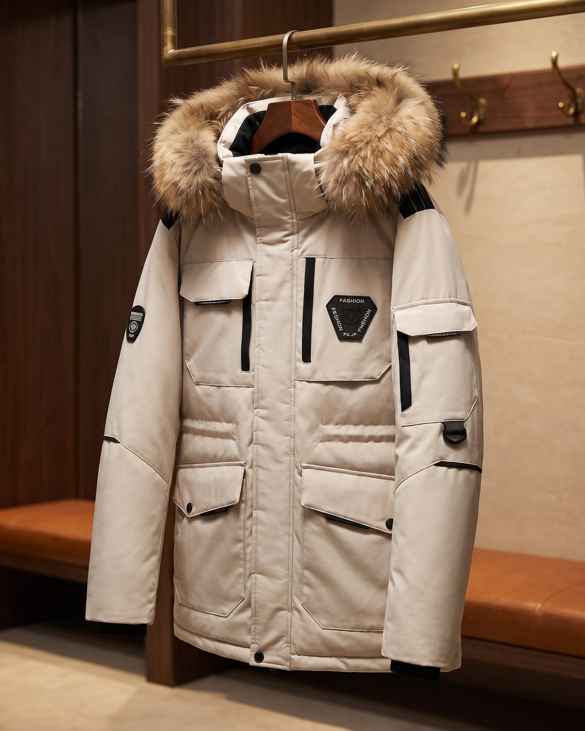 Frederick Fur-Trimmed Parka Jacket