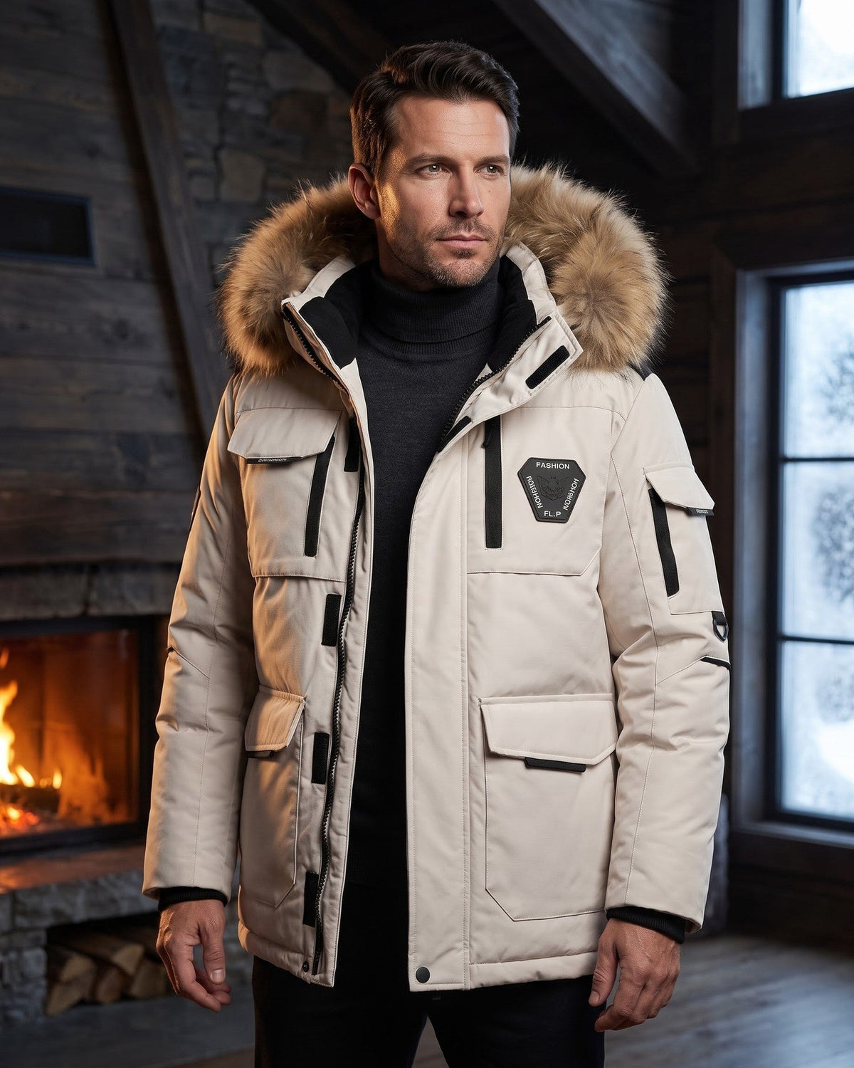 Frederick Fur-Trimmed Parka Jacket