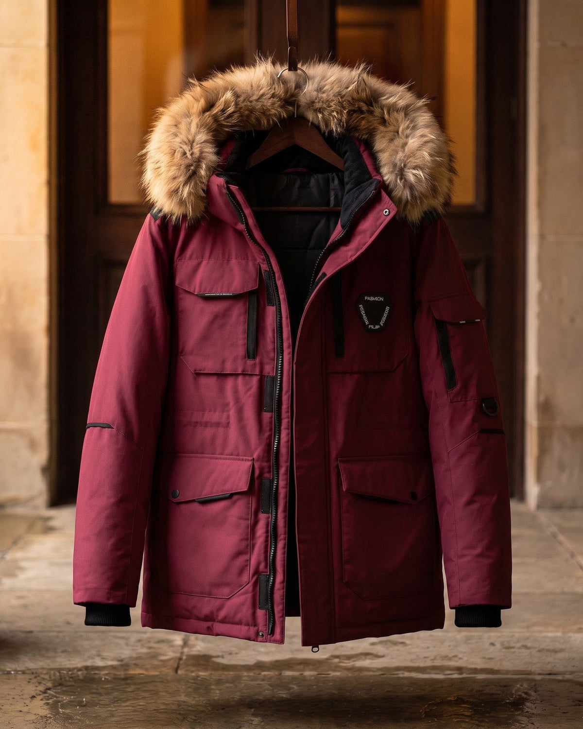 Frederick Fur-Trimmed Parka Jacket