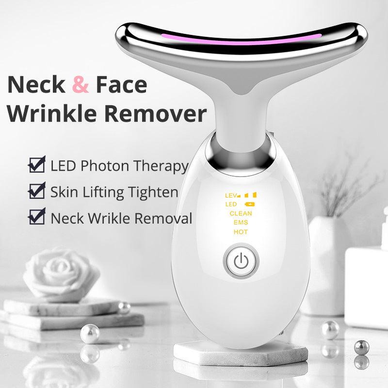 GlowSculpt™ EMS & LED Face + Neck Massager