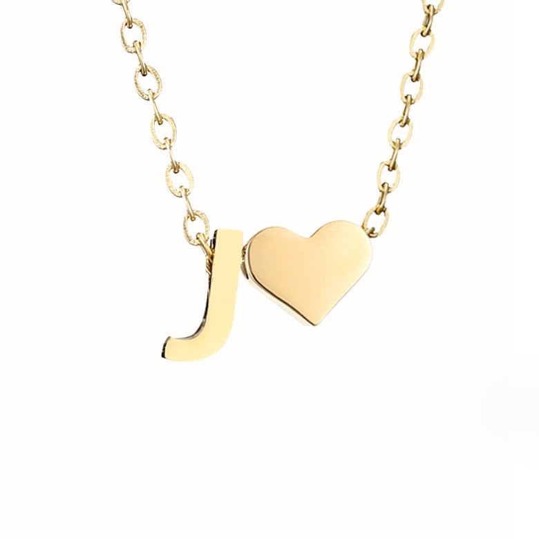 Richmond Heart Initial Necklace