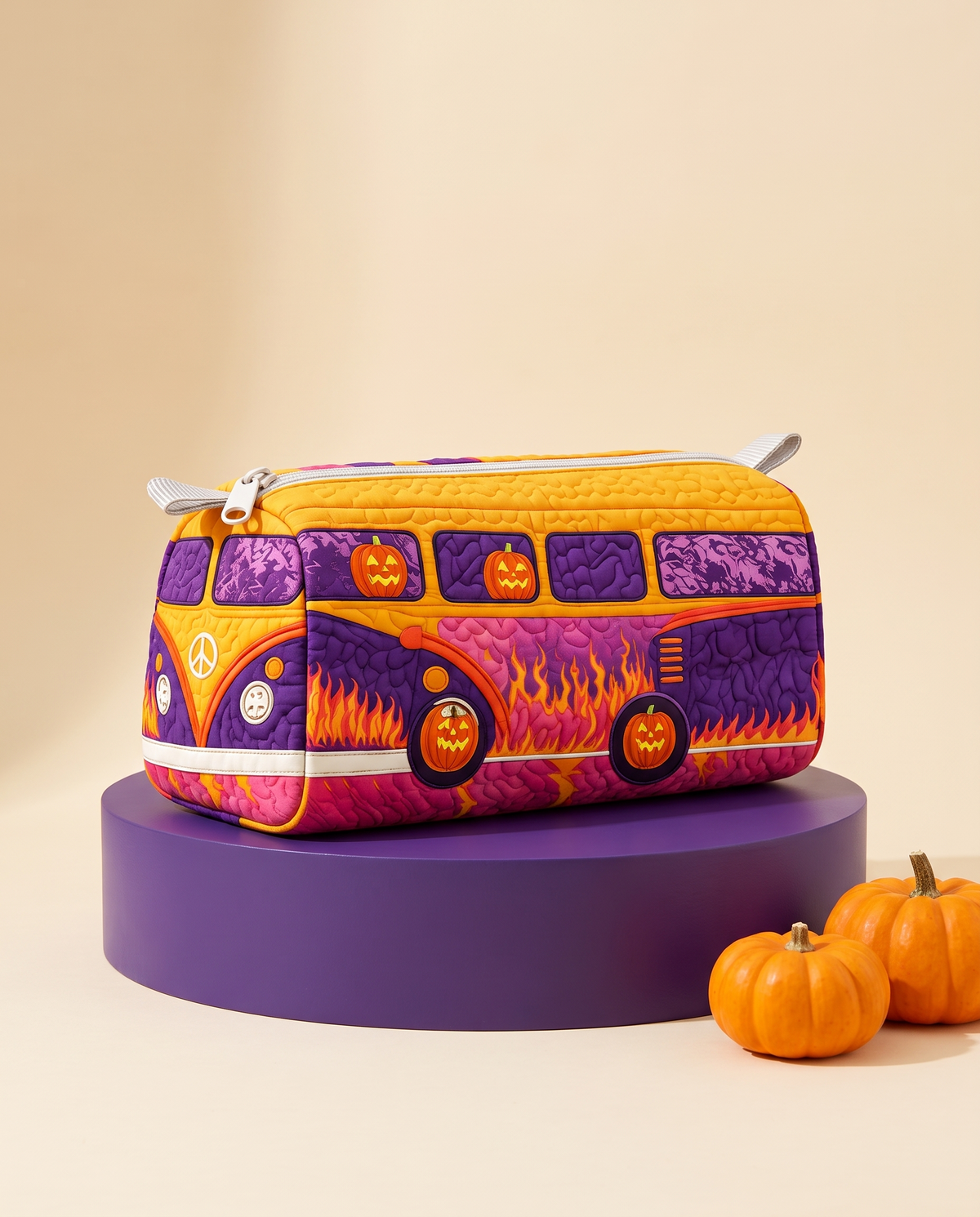 PUMPKIN | HALLOWEEN CAMPER COSMETIC BAG