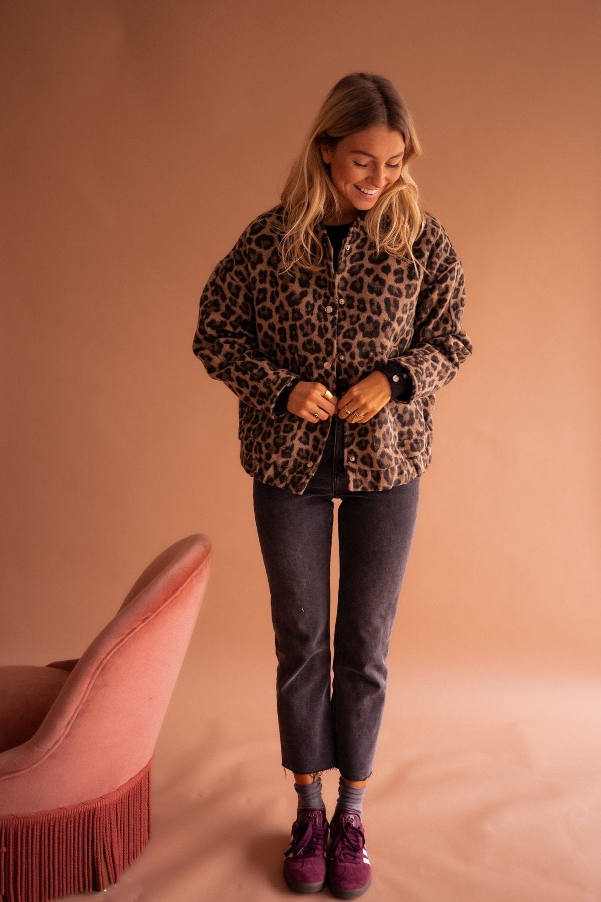 Elodie™ | Leopard Print Statement Jacket