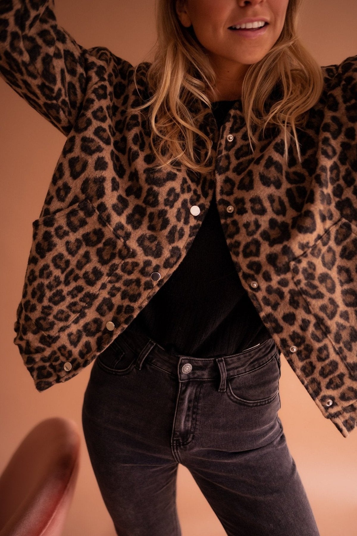 Elodie™ | Leopard Print Statement Jacket