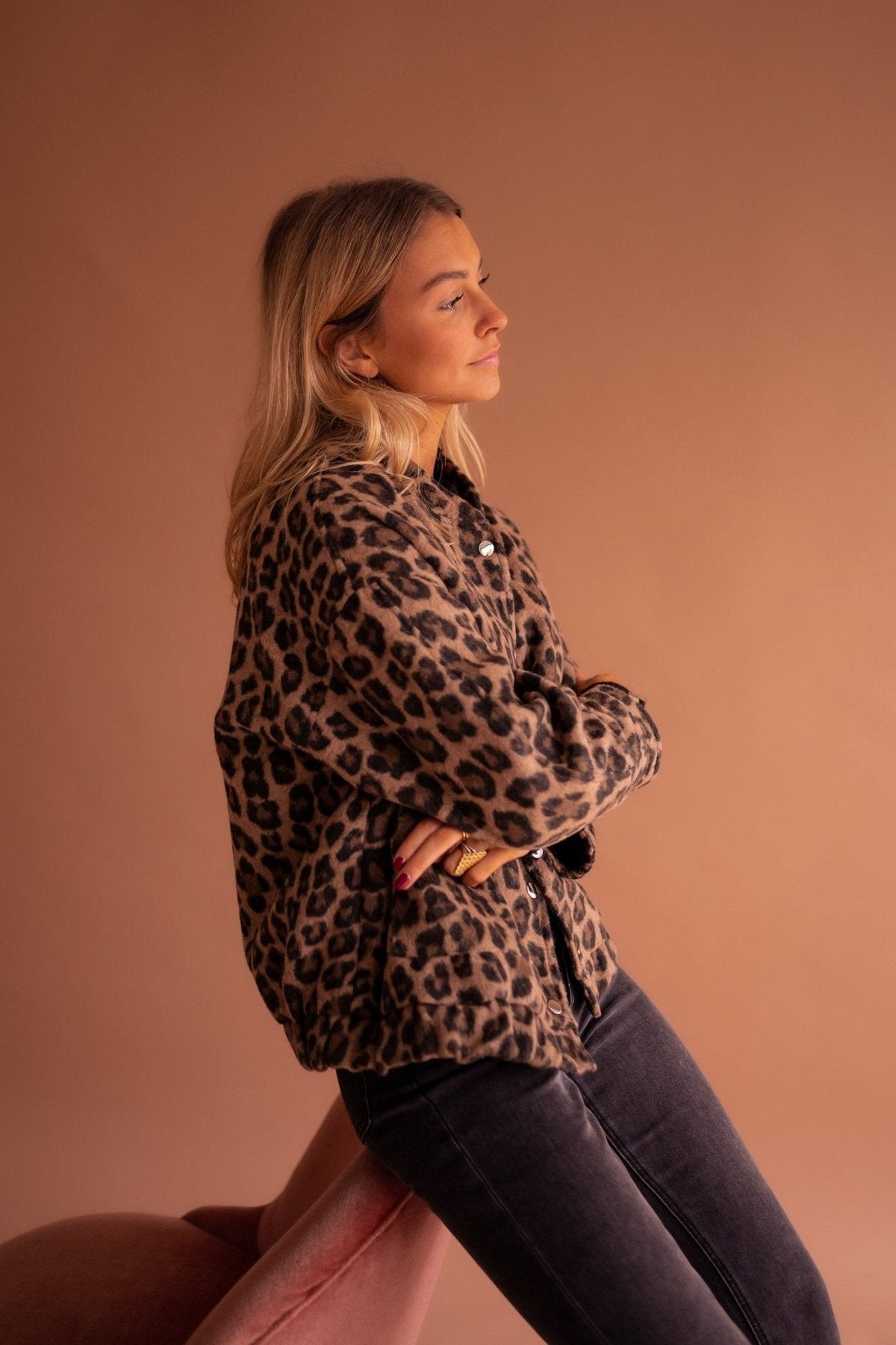 Elodie™ | Leopard Print Statement Jacket