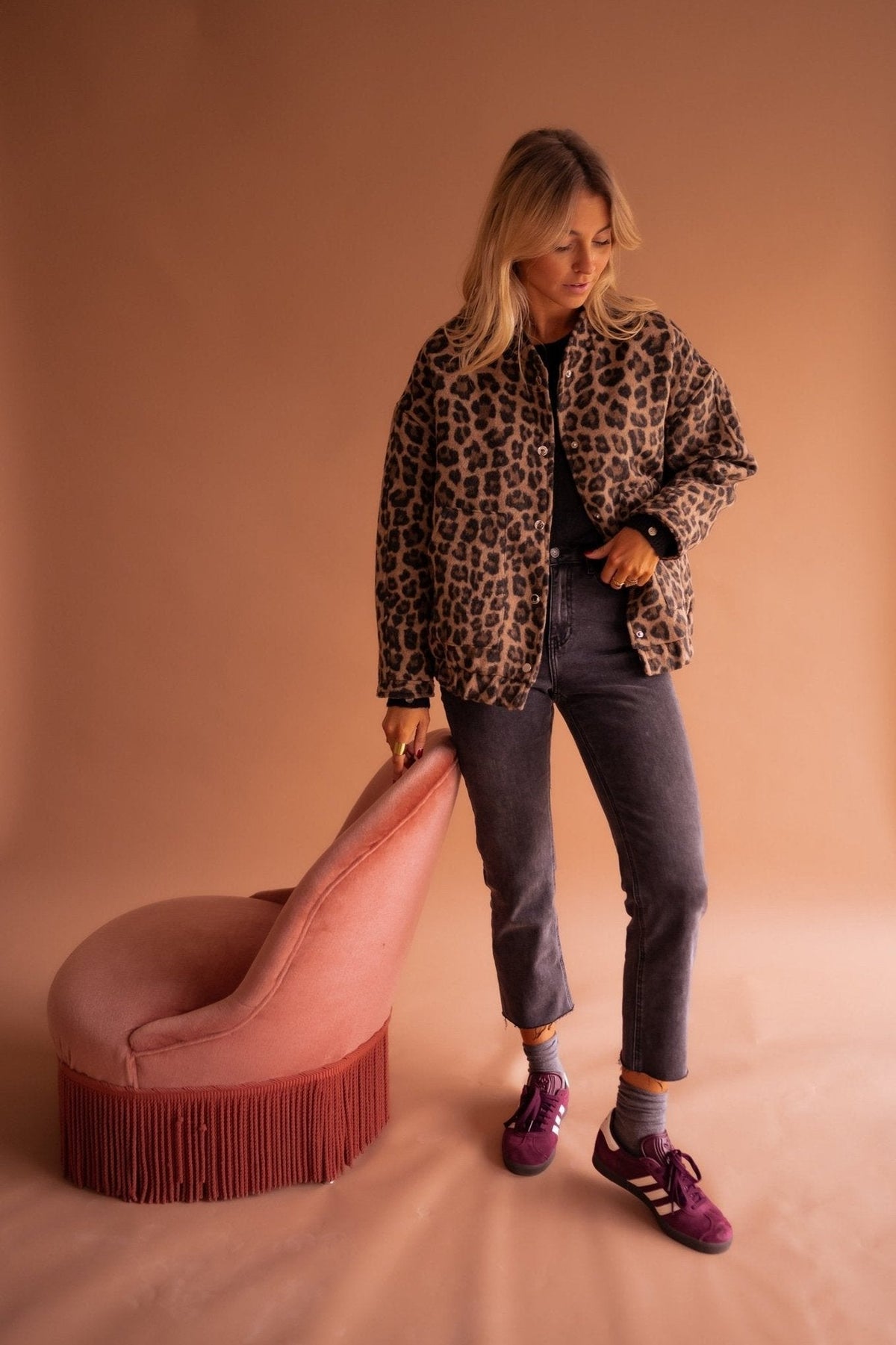 Elodie™ | Leopard Print Statement Jacket