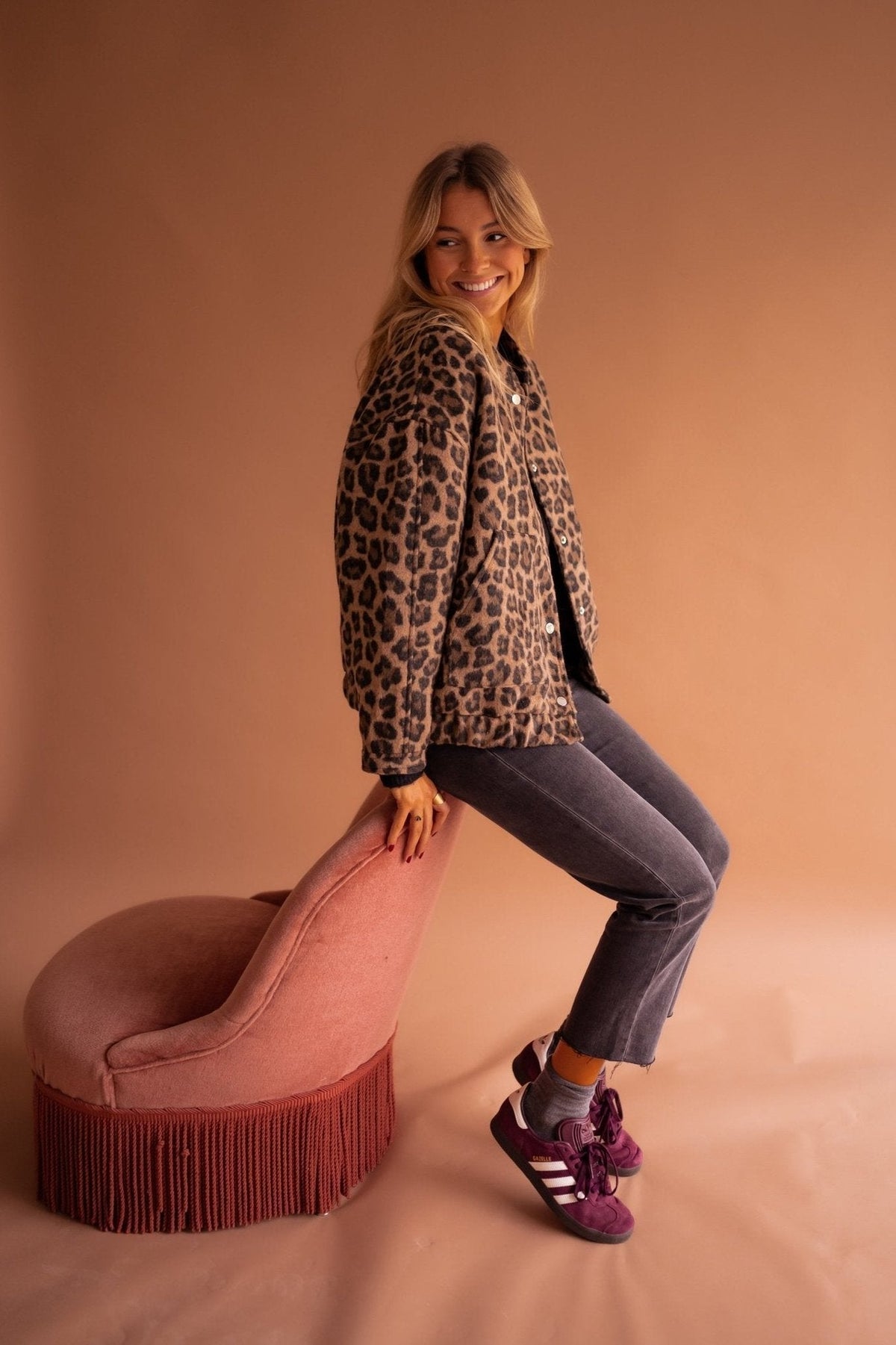 Elodie™ | Leopard Print Statement Jacket